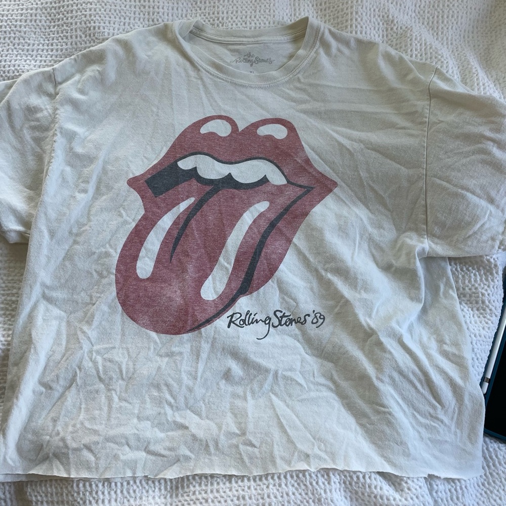 the Rolling Stones Kids Graphic T-Shirt - Cream